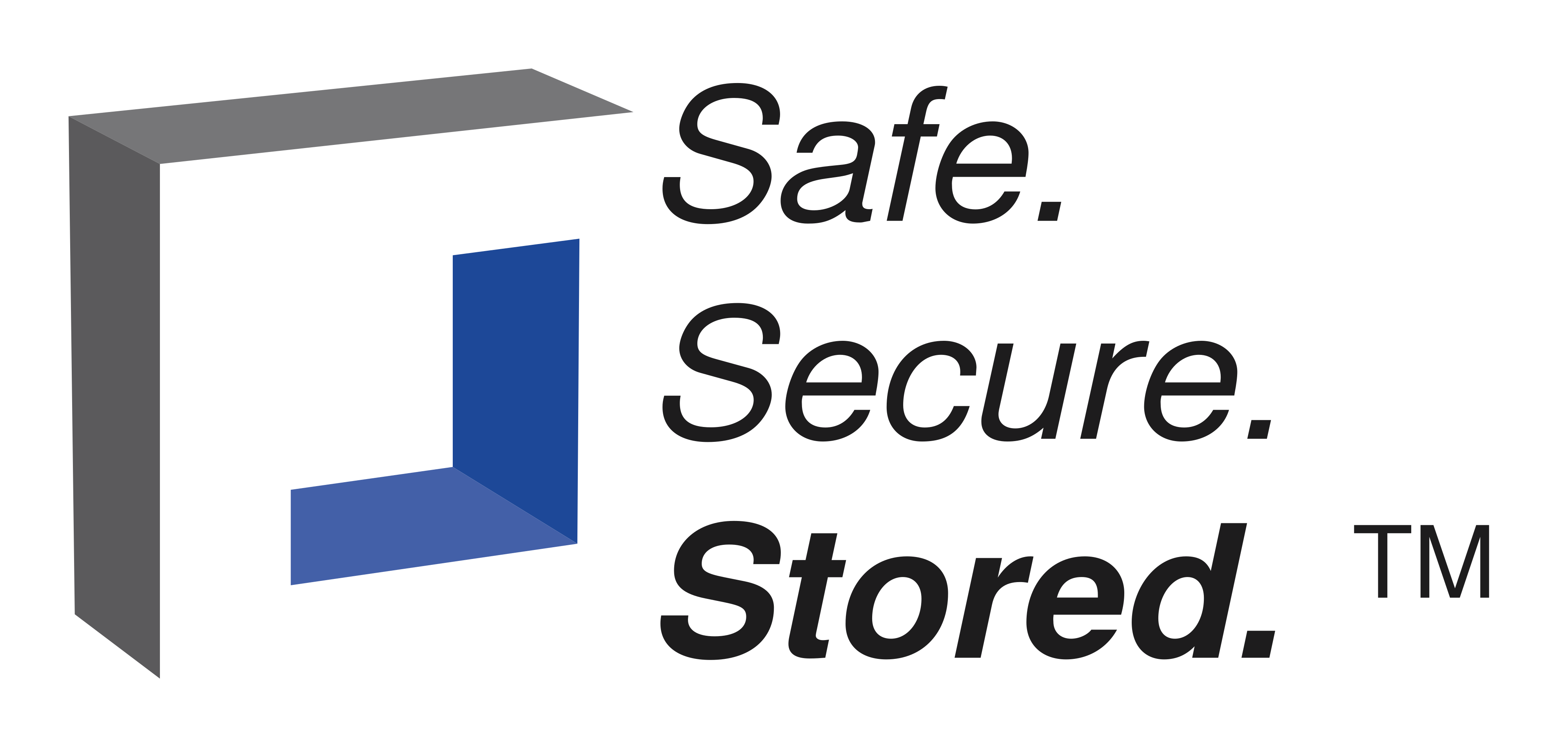 Safe. Secure. Stored. logo
